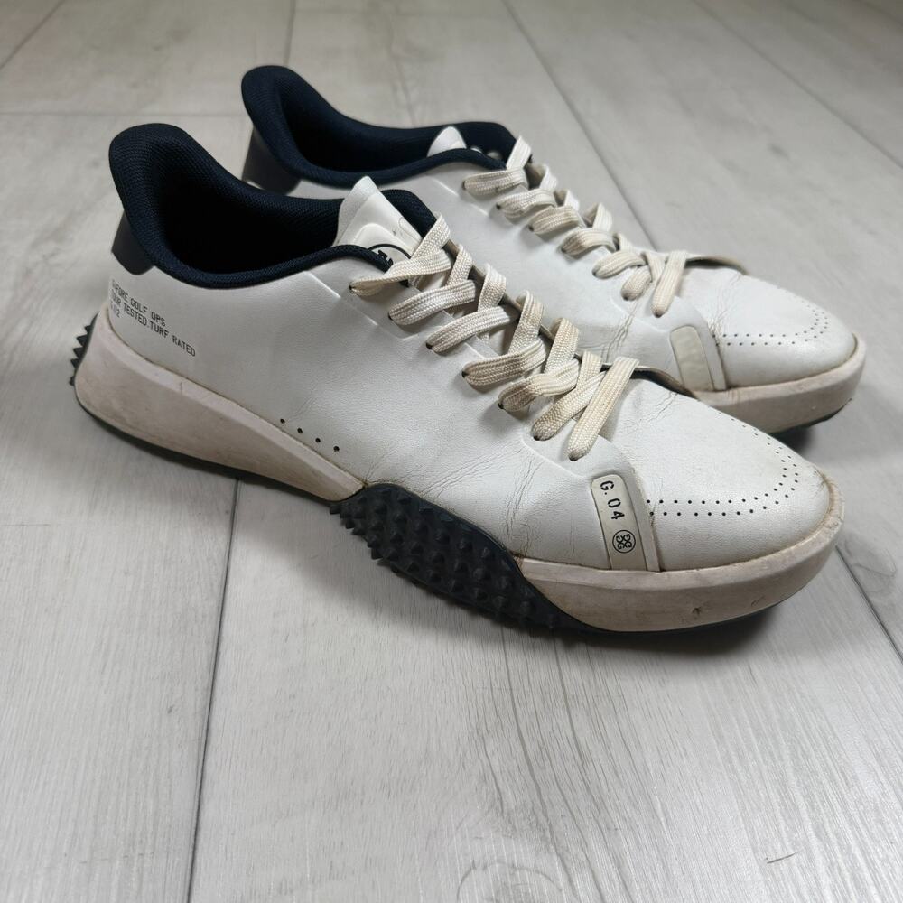 G/FORE G.112 Spikeless Golf Shoes Navy White Men's 10 Sneakers Preppy